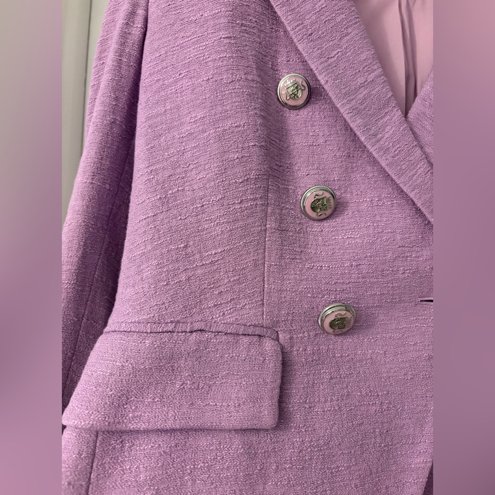 Veronica Beard Miller Dickey Jacket in Violet - Picture 14 of 14